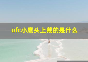 ufc小鹰头上戴的是什么