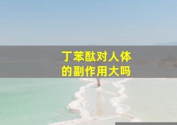 丁苯酞对人体的副作用大吗