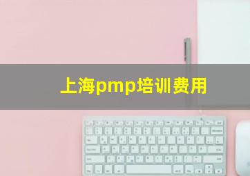 上海pmp培训费用