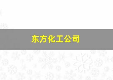 东方化工公司