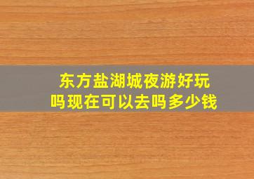 东方盐湖城夜游好玩吗现在可以去吗多少钱