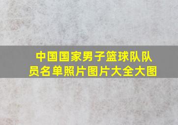 中国国家男子篮球队队员名单照片图片大全大图