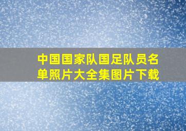 中国国家队国足队员名单照片大全集图片下载