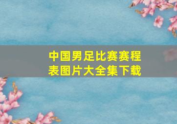 中国男足比赛赛程表图片大全集下载