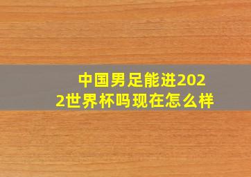 中国男足能进2022世界杯吗现在怎么样