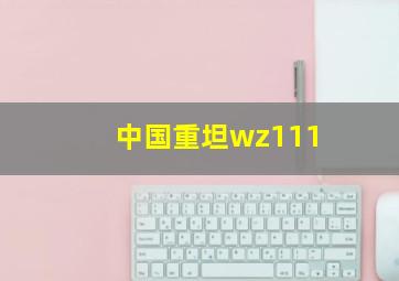 中国重坦wz111