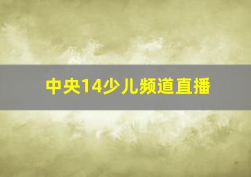 中央14少儿频道直播