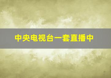 中央电视台一套直播中