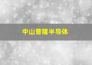 中山普隆半导体