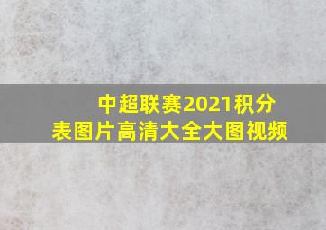 中超联赛2021积分表图片高清大全大图视频