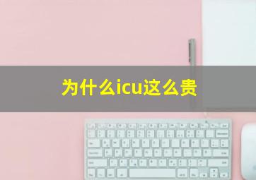 为什么icu这么贵