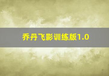 乔丹飞影训练版1.0