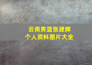 云南男篮张建辉个人资料图片大全