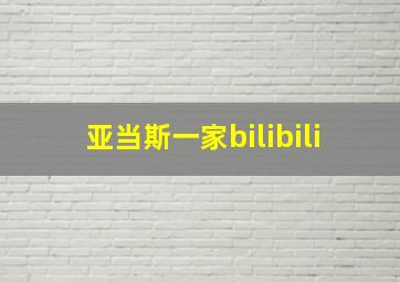 亚当斯一家bilibili