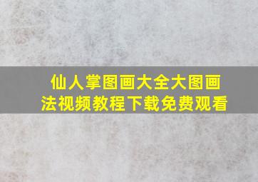 仙人掌图画大全大图画法视频教程下载免费观看