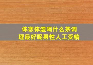 体寒体湿喝什么茶调理最好呢男性人工受精