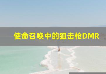 使命召唤中的狙击枪DMR