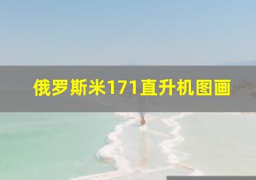 俄罗斯米171直升机图画