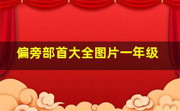 偏旁部首大全图片一年级