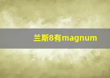 兰斯8有magnum