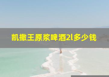 凯撒王原浆啤酒2l多少钱