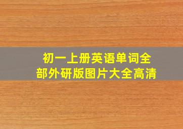 初一上册英语单词全部外研版图片大全高清