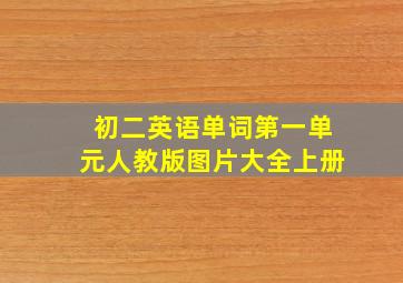 初二英语单词第一单元人教版图片大全上册