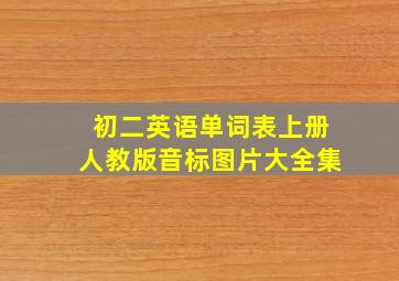 初二英语单词表上册人教版音标图片大全集