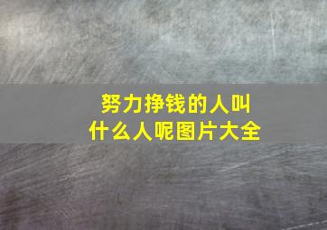 努力挣钱的人叫什么人呢图片大全