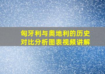 匈牙利与奥地利的历史对比分析图表视频讲解