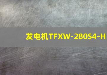 发电机TFXW-280S4-H