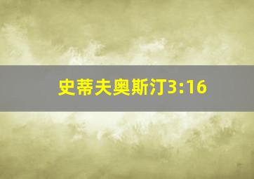 史蒂夫奥斯汀3:16