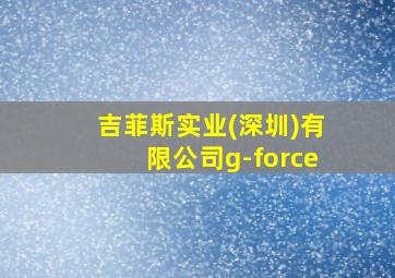 吉菲斯实业(深圳)有限公司g-force