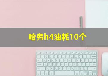 哈弗h4油耗10个