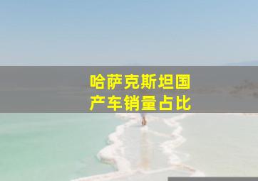 哈萨克斯坦国产车销量占比