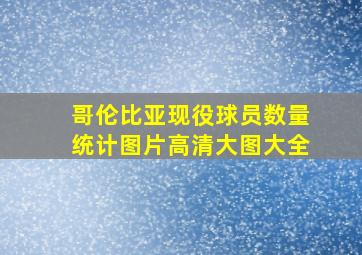 哥伦比亚现役球员数量统计图片高清大图大全