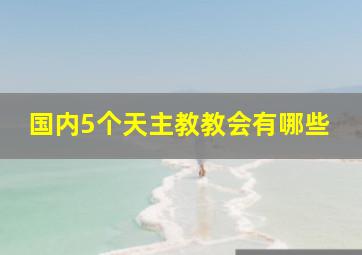 国内5个天主教教会有哪些