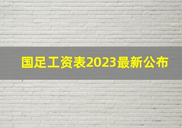 国足工资表2023最新公布