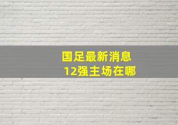 国足最新消息12强主场在哪