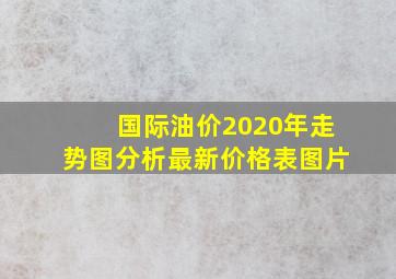 国际油价2020年走势图分析最新价格表图片