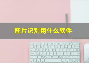 图片识别用什么软件