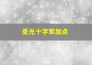 圣光十字军加点