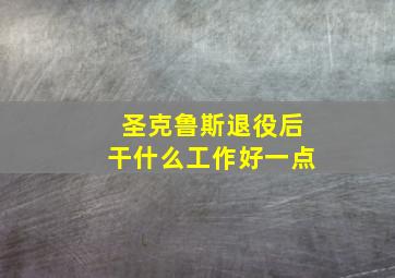 圣克鲁斯退役后干什么工作好一点