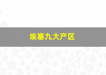 埃塞九大产区