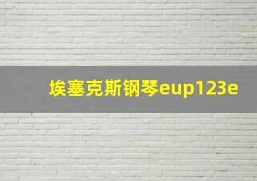 埃塞克斯钢琴eup123e