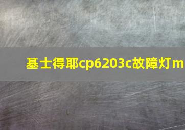 基士得耶cp6203c故障灯m