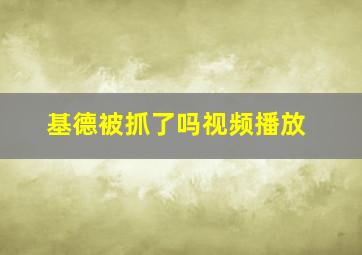 基德被抓了吗视频播放