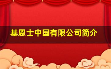 基恩士中国有限公司简介