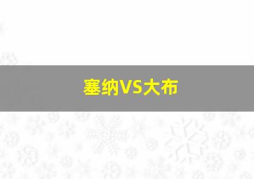 塞纳VS大布