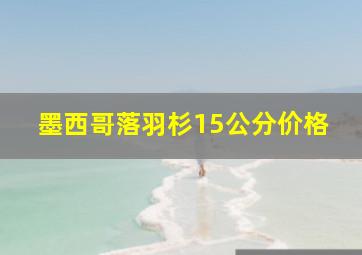 墨西哥落羽杉15公分价格